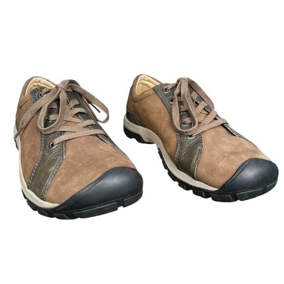 Keen Men’s Briggs Brown Leather Lace Up Hiking Shoe Size US 11 main image 9
